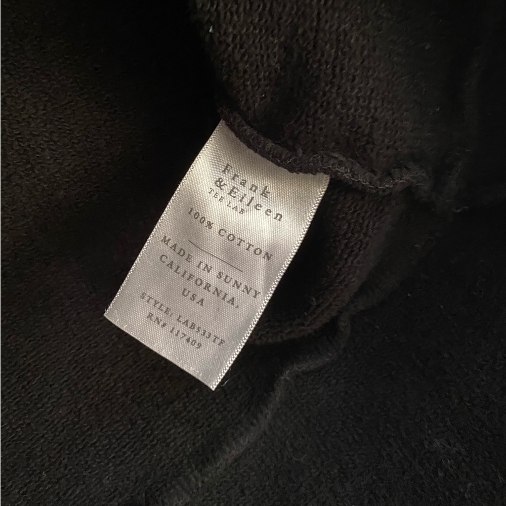 Frank & Eileen MELANIE Essential Hoodie TRIPLE FLEECE Size: S Black - Picture 8 of 16